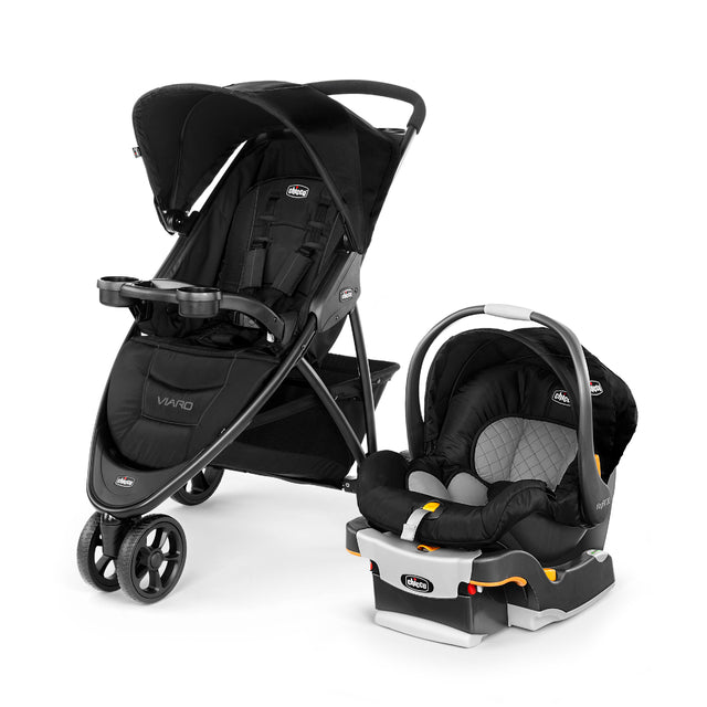 Coche Travel System VIARO Black