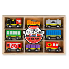 Set trenes de madera
