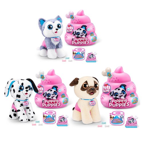 MASCOTA REAL POOPING PUPPIES PETS ALIVE