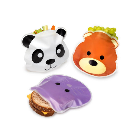 Pack De 6 Bolsas Reutilizables Para Snacks