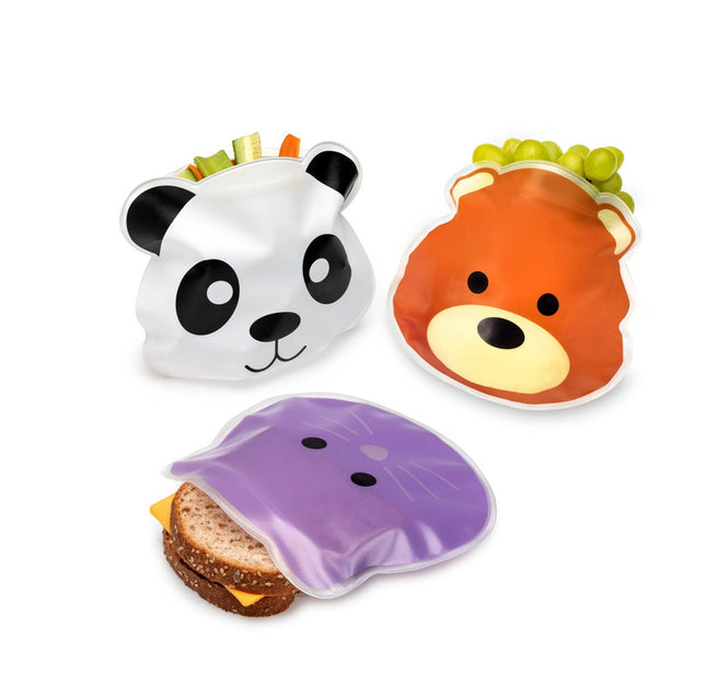 Pack De 6 Bolsas Reutilizables Para Snacks