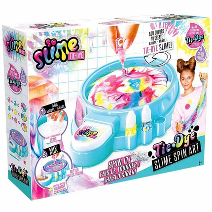 NEWSLIME PREMADE - TIE DYE SPIN ART