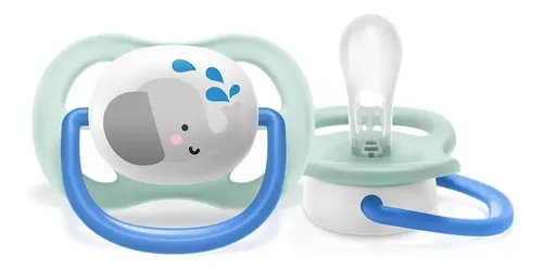 NUEVO! Chupete Ultra Air Collection, Elefante azul 0-6m , x1 unidad