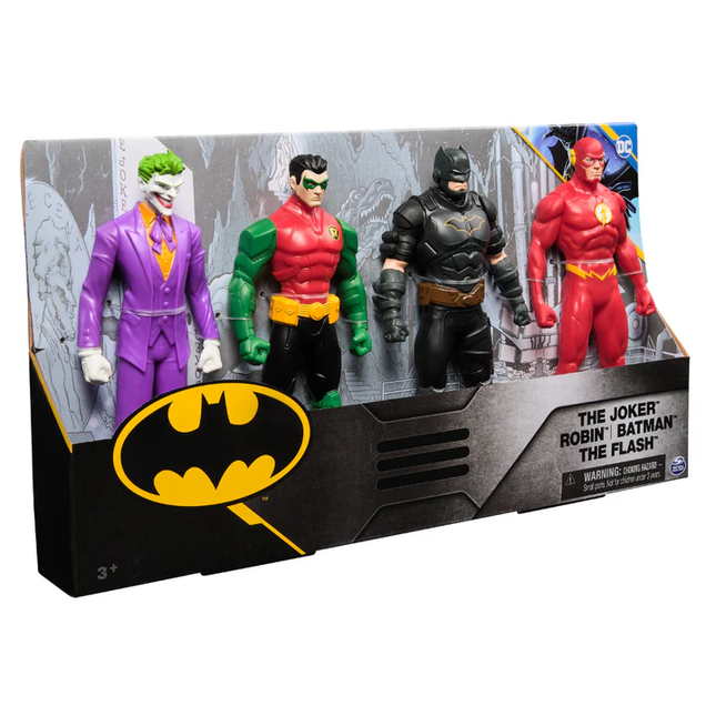 BATMAN FIGURA 6" PACK DE 4