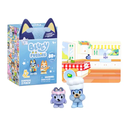 BLUEY FUZZIES 2 PACK