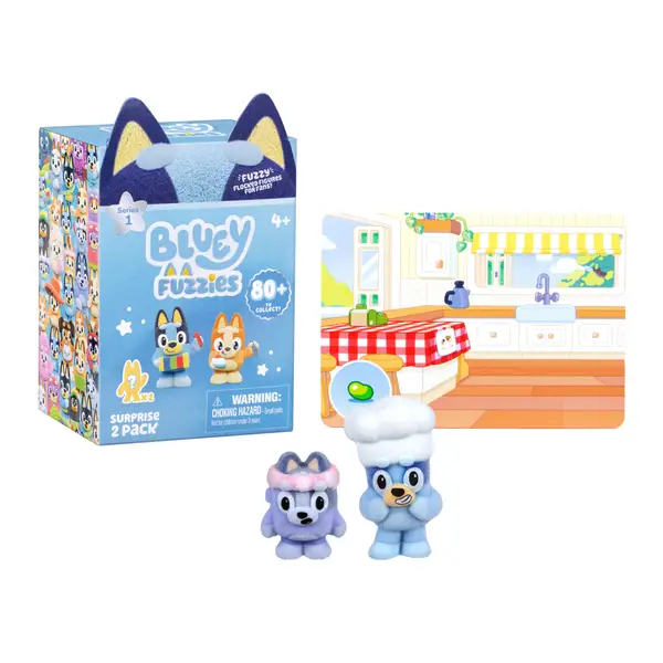 BLUEY FUZZIES 2 PACK