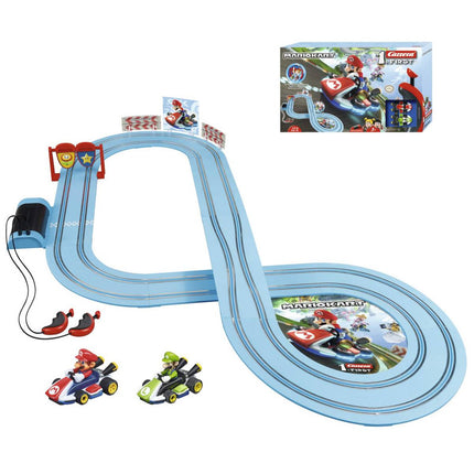 PISTA NINTENDO MARIO KART DE 2,9MTS Y AUTOS ESCALA 1:50