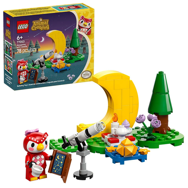 LEGO ANIMAL CROSSING MIRANDO LAS ESTRELLAS CON ESTELA