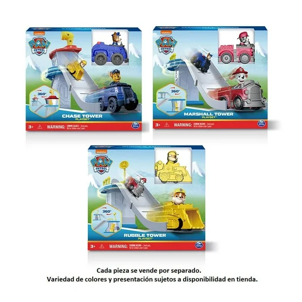 PAW PATROL MINI TORRE CON 1 AUTO