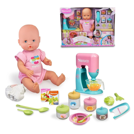 MUÑECA NENUCO DE 35 CMS CON SUPER SET DE COCINA