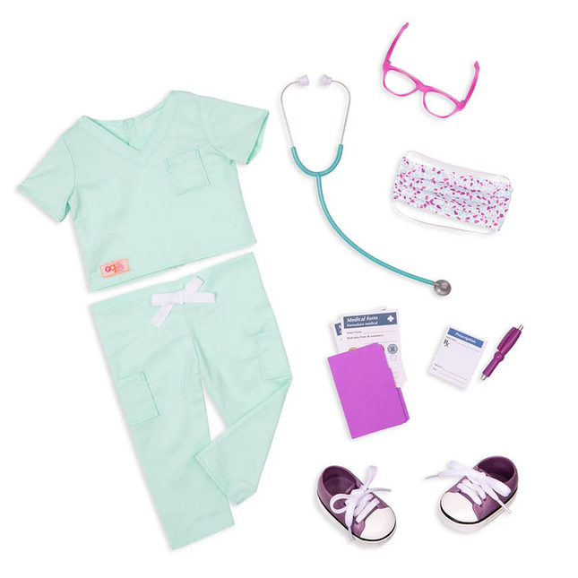 BA OG 30455 Deluxe Doctor In Scrubs Outfit