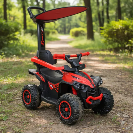 Moto 4 Ruedas Push Roja