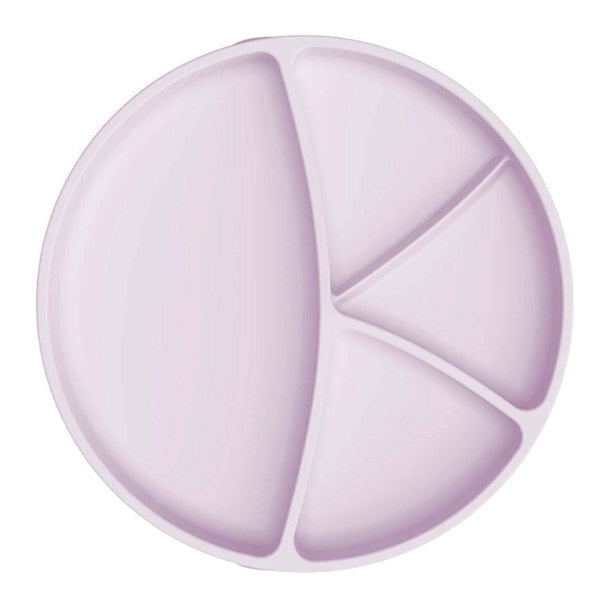 Plato De Silicona Con Ventosa Lavanda