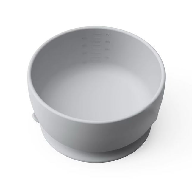 Bowl De Silicona Con Ventosa Gris New