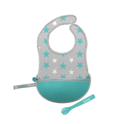 Babero de Viaje + cuchara Star Burst