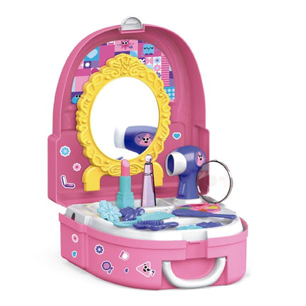 Mi mochila de belleza 18 piezas
Incluye 11 accesorios y una plancha de stickers 
personalizada de Roleplace