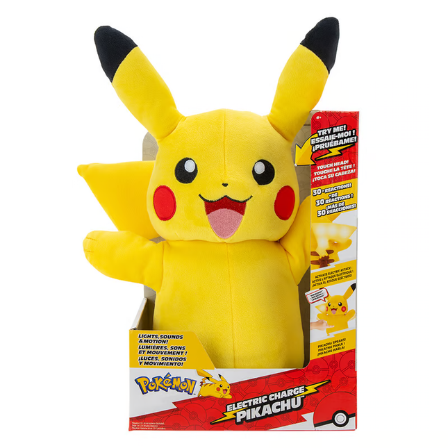 PKW - Feature Plush (Electric charge Pikachu)