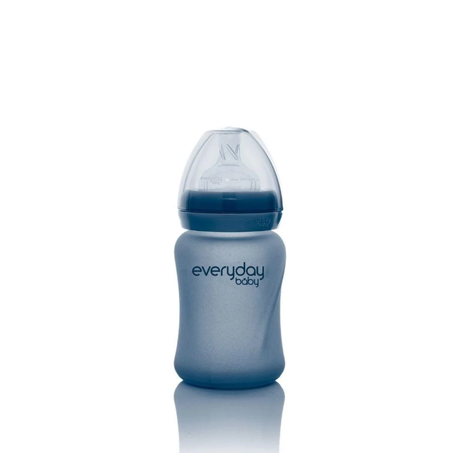 Mamadera De Vidrio Termosensible 150 ml Blueberry