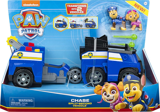 PAW PATROL 2 VEHICULOS EN 1
