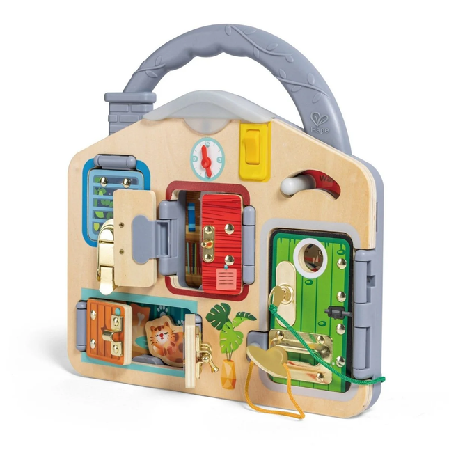 Tablero de juego cerraduras