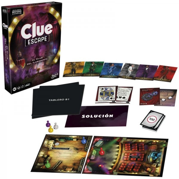 CLUE ESCAPE EL CLUB DEL ILUSIONISTA