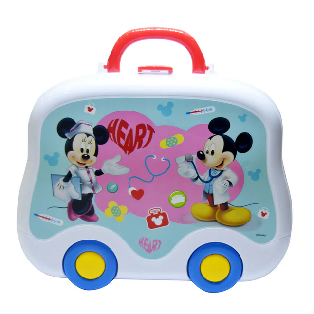 SET DOCTOR EN MALETIN CON RUEDAS MICKEY DISNEY