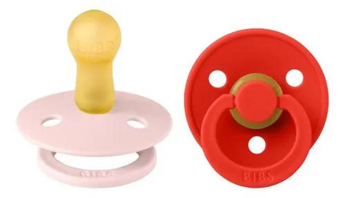 PACK 2 CHUPETES BIBS CAUCHO 0-6 MESES BLOSSOM/CANDY APPLE
