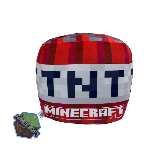 PELUCHE MINECRAFT CUBO 30CM TNT