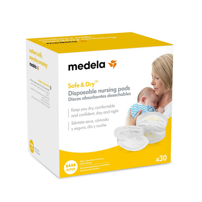 ABSORBENTES DE LECHE MATERNA 30 UNIDADES
