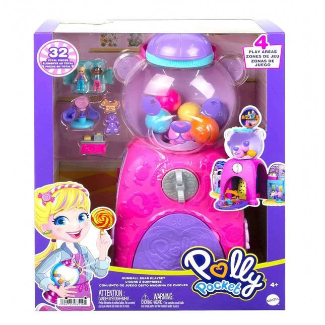 Polly Pocket Set Compacto de Maquina de Dulces de Osito