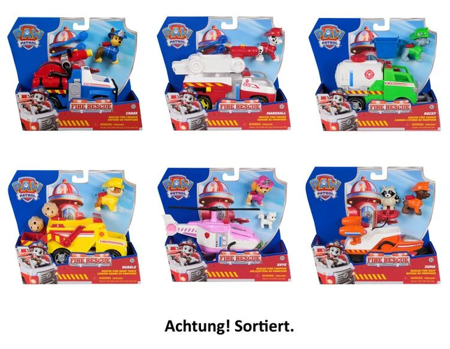 PAW PATROL VEHICULOS FIRE RESCUE AST
