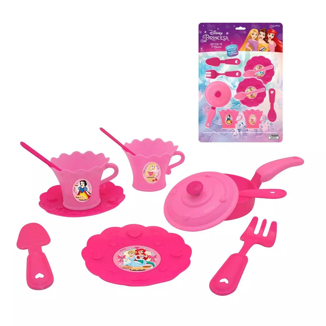 MINI SET DE TE CON CUCHARAS PRINCESAS DE DISNEY