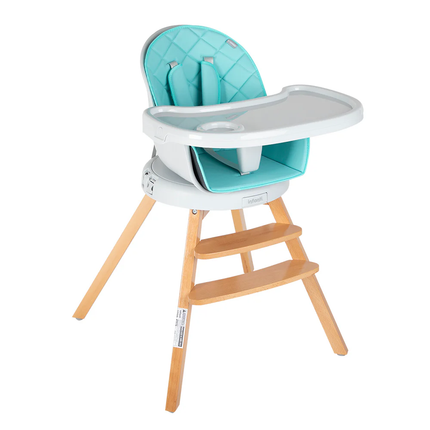 SILLA COMER ALTA 360° TURQUESA