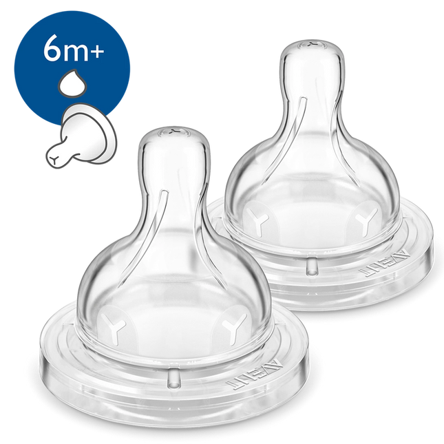 Tetina Anti-colic Flujo espeso 2UN
