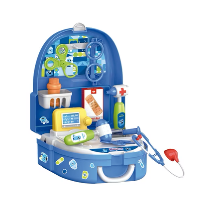 My doctor backpack 18 piezas
 Incluye 10 accesorios y una plancha de stickers personalizada de Roleplace