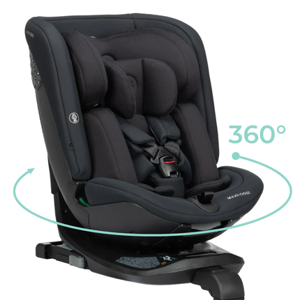SILLA AUTO CONVERTIBLE SPINEL 360° PLUS O12 AUTHENTIC BLACK