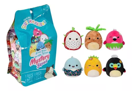 SQUISHMALLOWS PELUCHE  13 CM CON OLOR EN SOBRE