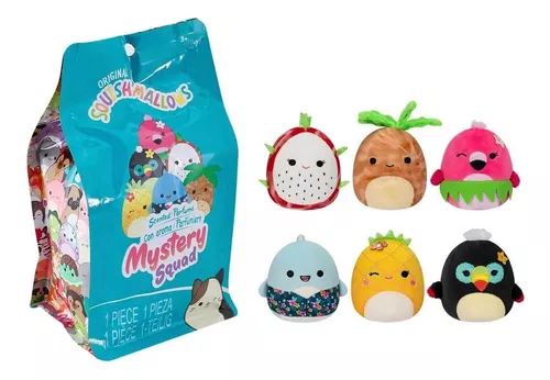 SQUISHMALLOWS PELUCHE  13 CM CON OLOR EN SOBRE