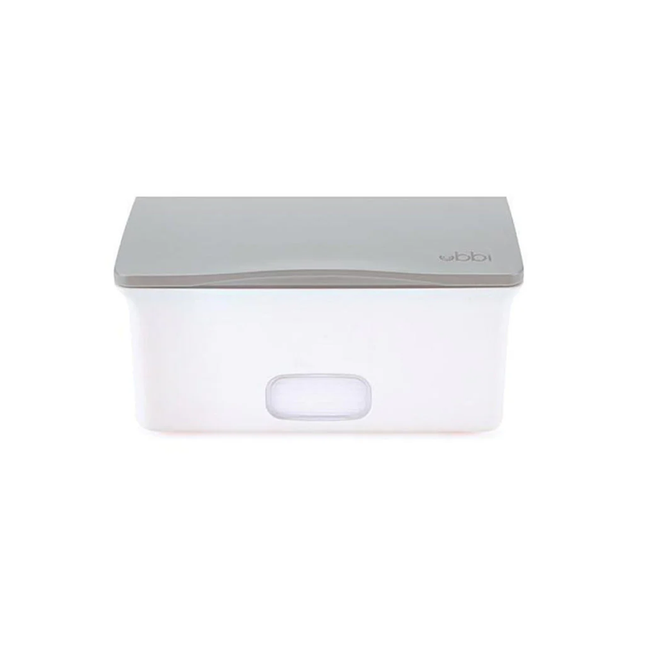 DISPENSADOR DE TOALLITAS HUMEDAS  GRIS