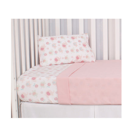 JUEGO DE SABANAS 3PZS ROSA