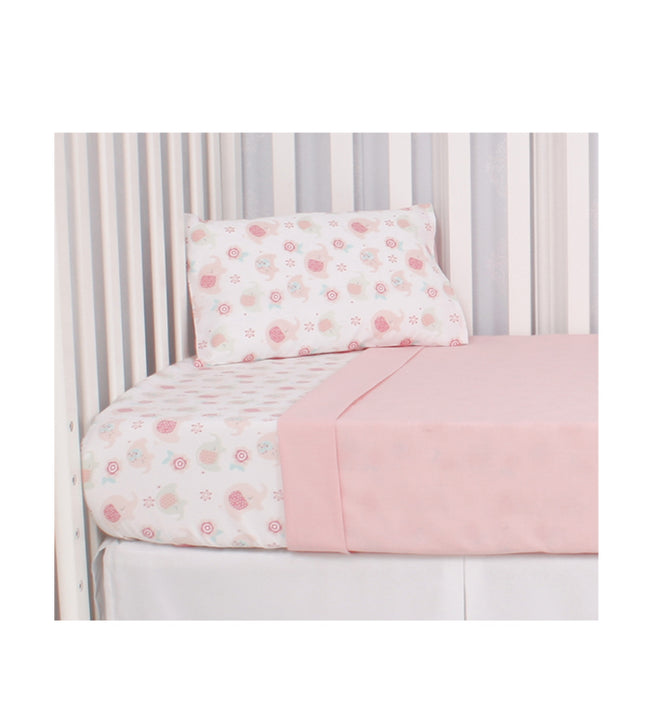 JUEGO DE SABANAS 3PZS ROSA