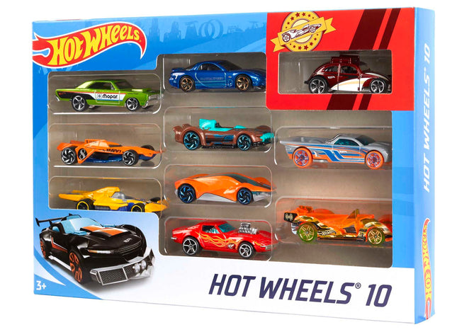 Hot Wheels Vehículo de Juguete Paquete Sorpresa de 10 Autos