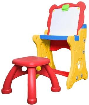 Set 3 en 1 escritorio, pizarra y banco para niños
