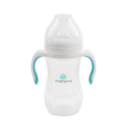 Mamadera boca ancha con asas Motherna 240 ml (vu)