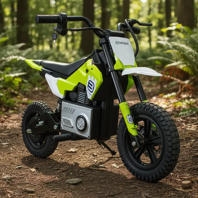 E Moto Push Minicross Verde