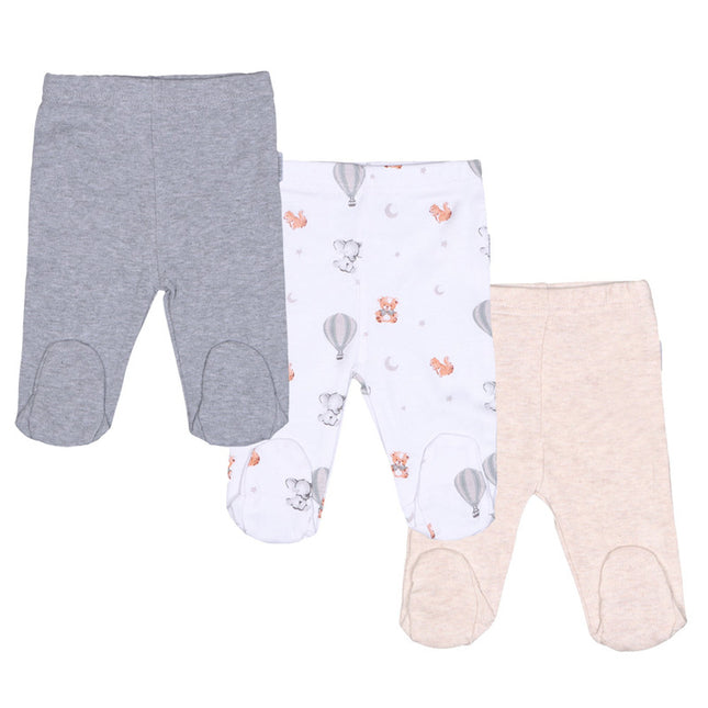 Tripack Ballerina Baby Animals Unisex Algodón de 9 a12 meses