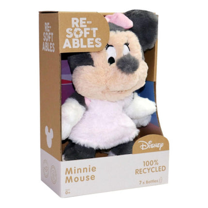 PELUCHE MINNIE RESOFTABLES 36CM (MATERIAL RECICLADO)