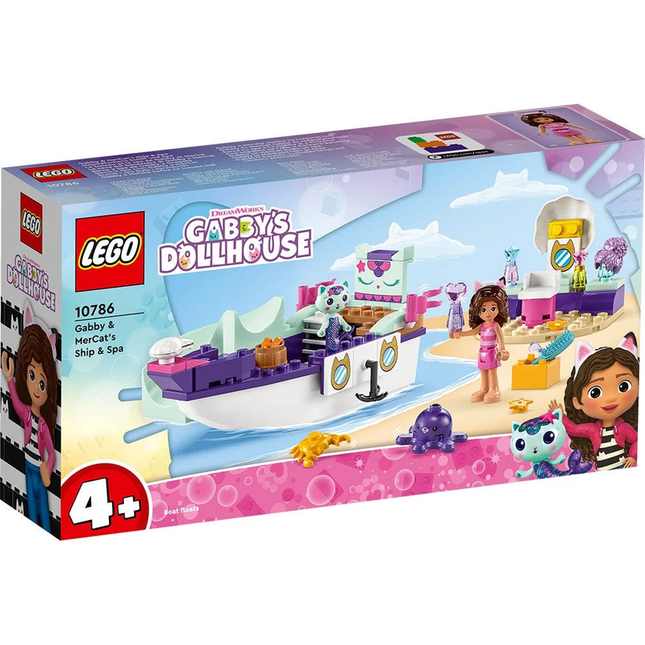LEGO GABBY DOLLHOUSE BARCO Y SPA DE GABBY Y SIREGATA