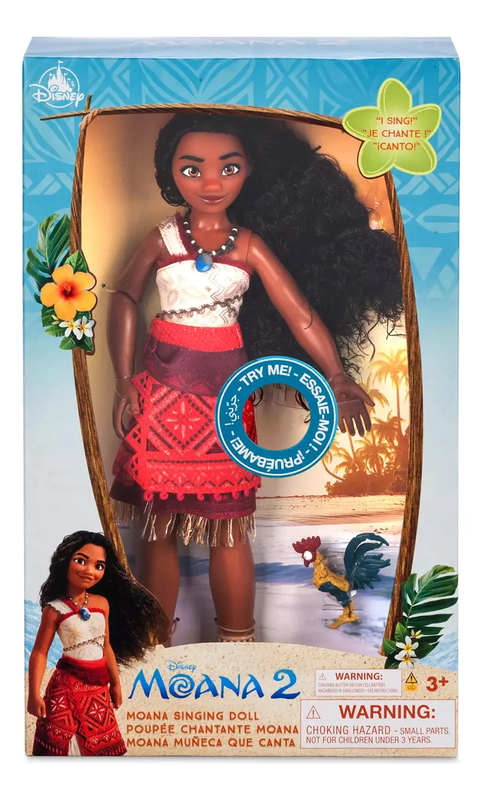 MUÑECA DISNEY PRINCESAS MOANA CANTA