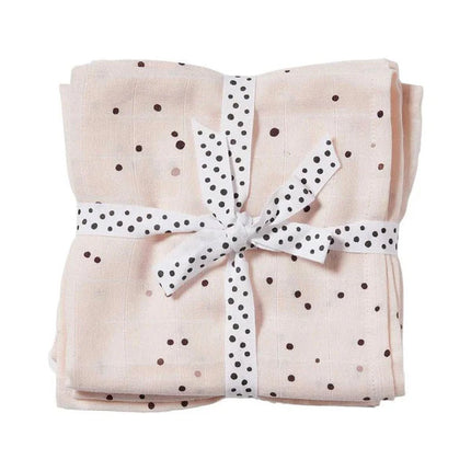 Pack 2 muselinas Dreamy Dots Rosa